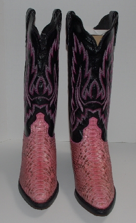 +MBA #2929-0069   "2005 Laredo Hot Pink Python Women's Cowboy Boots" 