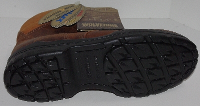+MBA #2929-0228  " Wolverine Womens fit Steel Toed Brown Leather Boots"