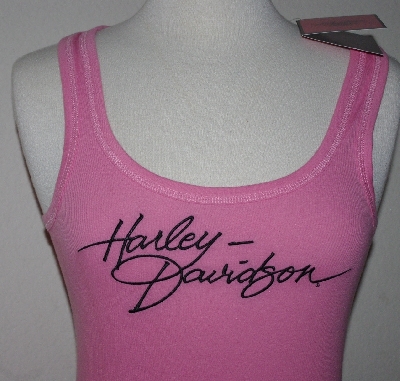 +MBA #2929-224   "2010 Pink Harley Davidson Tank Top"