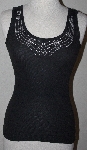 +MBA #2929-323  "Black Luba Couture Embellished Tank Top"