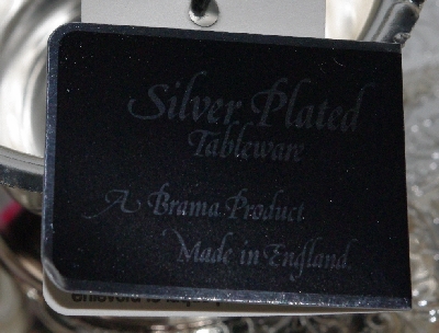 +MBA #3030-0442   "1983  Silver Plate Cream & Sugar Set"