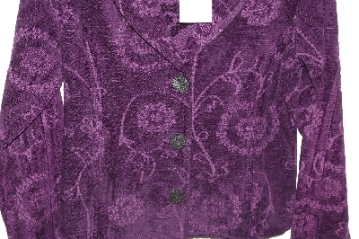 +MBA #3030-0007  "Color Me Cotton Dark Purple Jacket"