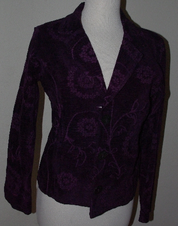 +MBA #3030-0007  "Color Me Cotton Dark Purple Jacket"