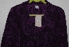 +MBA #3030-0007  "Color Me Cotton Dark Purple Jacket"
