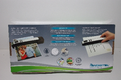 +MBA #3131-582  "Pandigital 2 In 1 Portable Wand & Sheet Fed Scanner With 4GB SD Card & Sodtware"