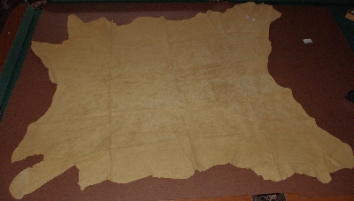 +MBA #3131-497   "1990's Tandy Leather Palomino Pigskin Suede #147 Soft Hide"