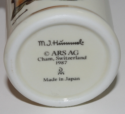 +MBA #3131-0267  "1987 M.J. Hummel "Ginger" Porcelain Spice Jar"