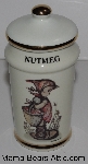 +MBA #3131-0283  "1987 M.J. Hummel "Nutmeg" Porcelain Spice Jar"