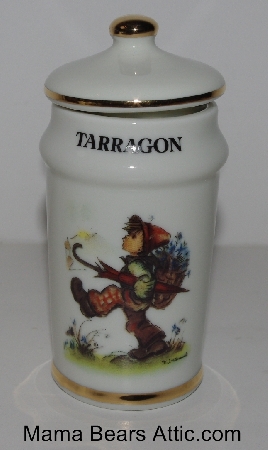+MBA #3131-309  "1987 M.J. Hummel "Tarragon" Porcelain Spice Jar"