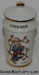 +MBA #3131-326  "1987 M. J. Hummel "Cayenne" Porcelain Spice Jar"