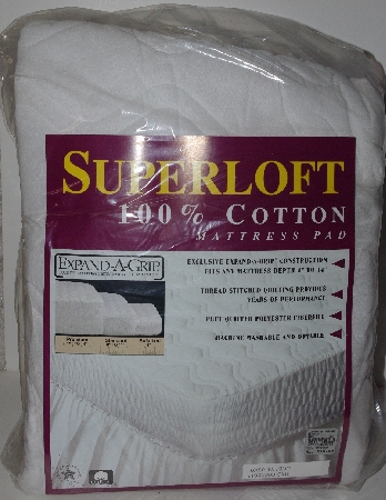 +MBA #3131-002  "Superloft 100% Cotton Mattress Pad"