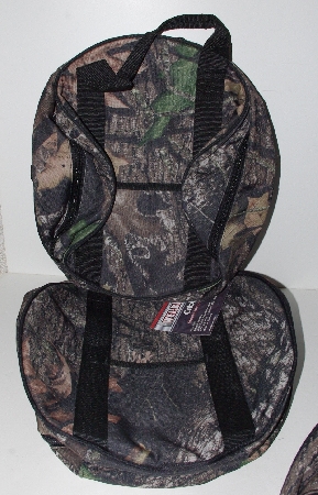 "SOLD"  MBA #3232-336   "Wel-Bilt Set Of 2 Mossy Oak Pattern Cable Totes"