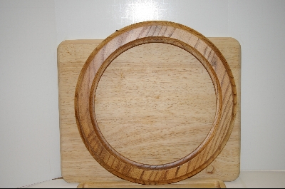 +MBA #5-051  "1985 "Jed" By Artist Sue Etem Also Comes With a Round 13" Solid Oak Plate Frame