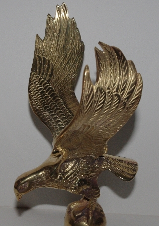 +MBA #3131-0109  "Vintage Brass Baron American Eagle Figurine"