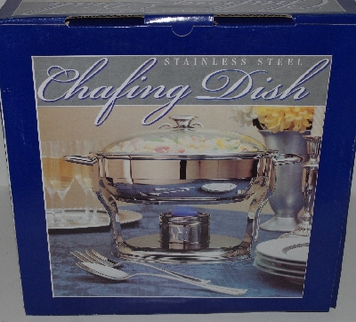 +MBA #3232-379   "Importe Par Stainless Steel Chafing Dish"