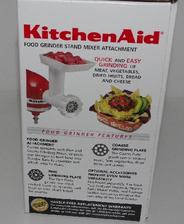 +MBA #3232-388  "2003 KitchenAid Food Grinder Attachment For Stand Mixers"