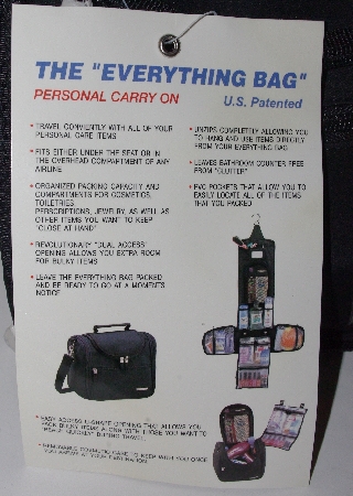 +MBA #3232-280   "The Everything Bag Personal Carry On Bag"