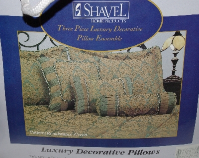 +MBA #3232-286   "Shavel Home Products 3 Piece Decorative Pillow Ensemble"