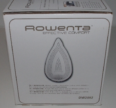 +MBA #3232-0014   "Black Rowenta Effective Comfort Model #DW2092 Iron"