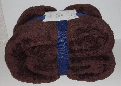 +MBA #3232-0009   "Chocolate Berkshire Blanket Super Soft Oversized Plush Fluffie Blanket"