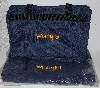 +MBA #3232- 0025    "Set Of 2 Dark Blue Wrangler Tote Bags"