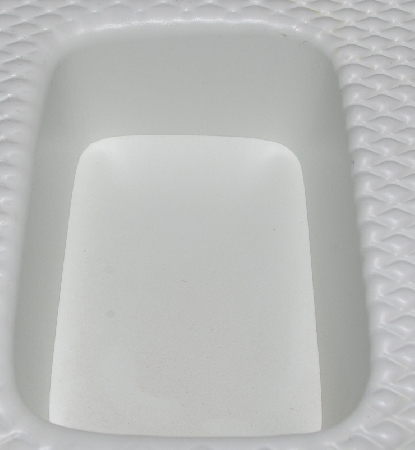 +MBA #3333-596   "Soap Saloon Set Of 3 Rectangle White Plastic 4 Part Soap Molds"