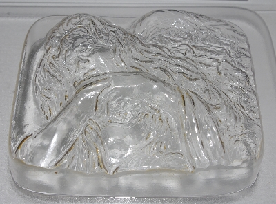 +MBA #3333-630   Set Of 2 Angel Hands Together 3D Heavy Duty Clear Plastic Soap Molds" 