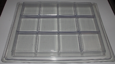 +MBA #3333-689  "Crafters Choice 12 Square Tray Soap Mold"