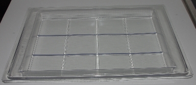 +MBA #3333-689   "Crafters Choice 12 Rectangles Soap Tray"