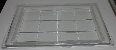 +MBA #3333-689   "Crafters Choice 12 Rectangles Soap Tray"