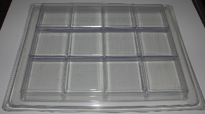 +MBA #3333-689   "Crafters Choice 12 Rectangles Soap Tray"