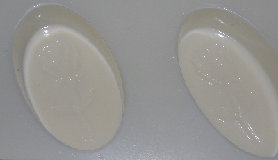 +MBA #3333-713   "Set Of 2 /  6 Cavity Long Stem Rose Soap Molds"