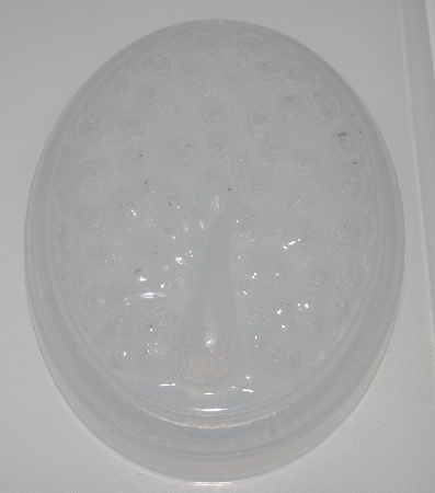 +MBA #3333-696  "Set Of 2 Rubber Peacock Soap Molds"