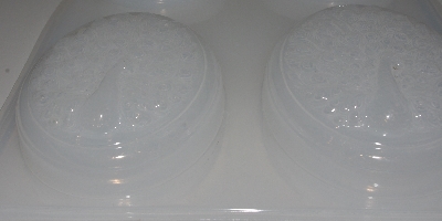 +MBA #3333-696  "Set Of 2 Rubber Peacock Soap Molds"