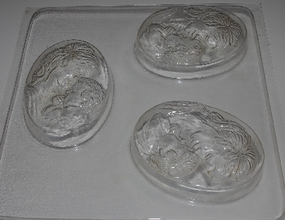 +MBA #3333-320   "Set Of 2 Mother & Child 3D Heavy Duty Plastic Soap Molds"