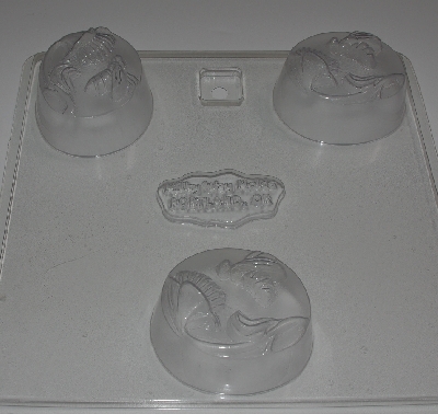 +MBA #3333-389   "Milky Way Molds Set Of 2 Bee & Flower Soap Molds"