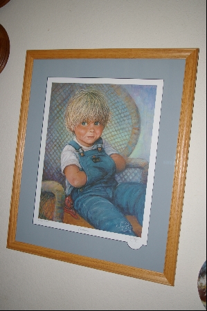 +MBA #8-062  " Rare 1985 "CAMERON" Limited Edtion Lithograph By Artist Sue Etem Custom Framed