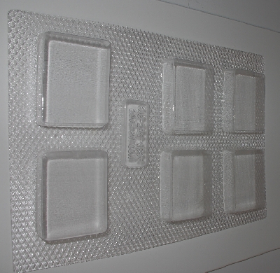 +MBA #3333-414   "Soap Saloon Set Of 2 Square 6 Bar Soap Molds"