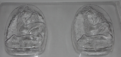 +MBA #3333-451  "Lot Of 2 Heavy Duty Plastic 3D Soap Molds"