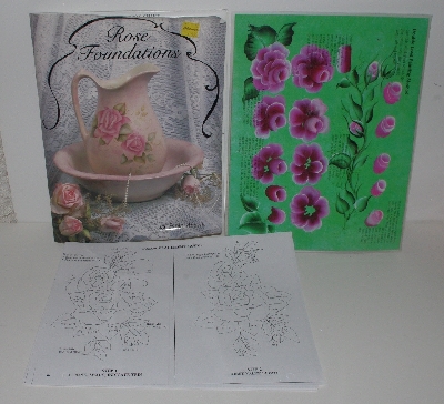 +MBA 3333-270   "Set Of 3 Rose Painting Books "Donna Dewberry & Susan Abdella"