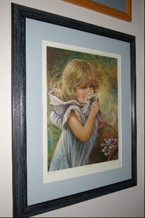 +MBA #8-092   " Rare 1985 "SUSAN" Limited Edition Lithograph By Artist Sue Etem Custom Framed