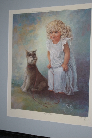 +MBA #8-083  " Rare 1985 "ON YOUR MARK" Limited Edition Lithograph By Artist Sue Etem Custom Framed