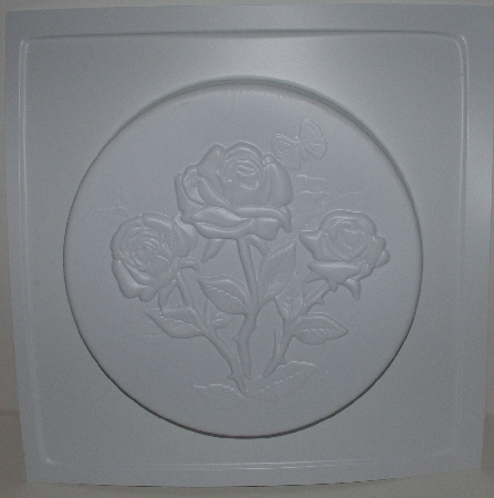 +MBA #3333-0062  "1999 Mud Art Set Of 3 Mom's Roses Stepping Stone Molds"