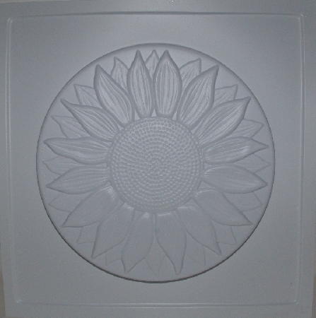 +MBA #3333-070  "2003 Mud Art Set Of 3 Sunflower Stepping Stone Molds"