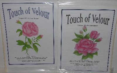+MBA #3434-306   "Set Of 4 Touch Of Velour Kits & 1 1983 Traditional Theorem Designs Book By Jean Hansen"