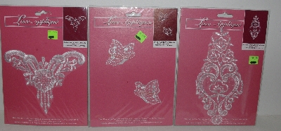 +MBA #3434-0156   "Set Of 7 Lace Applique's"