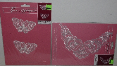 +MBA #3434-0156   "Set Of 7 Lace Applique's"