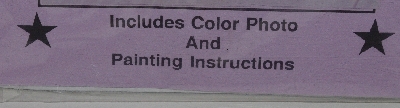 +MBA #3434-0104    "Set Of 3 Mari-Mars  1993 Stars Iron On Patterns For Painting Kits"