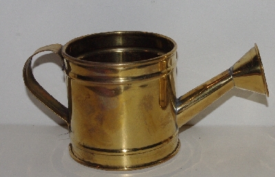 +MBA #3434-0138   "Set Of 2 Mini Brass Water Can & Bucket"