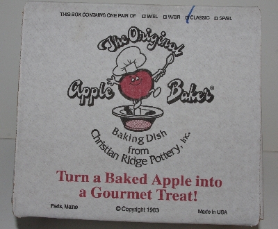 +MBA #3434-574   "1988 The Original Apple Baker Baking Dish Set Of 2"